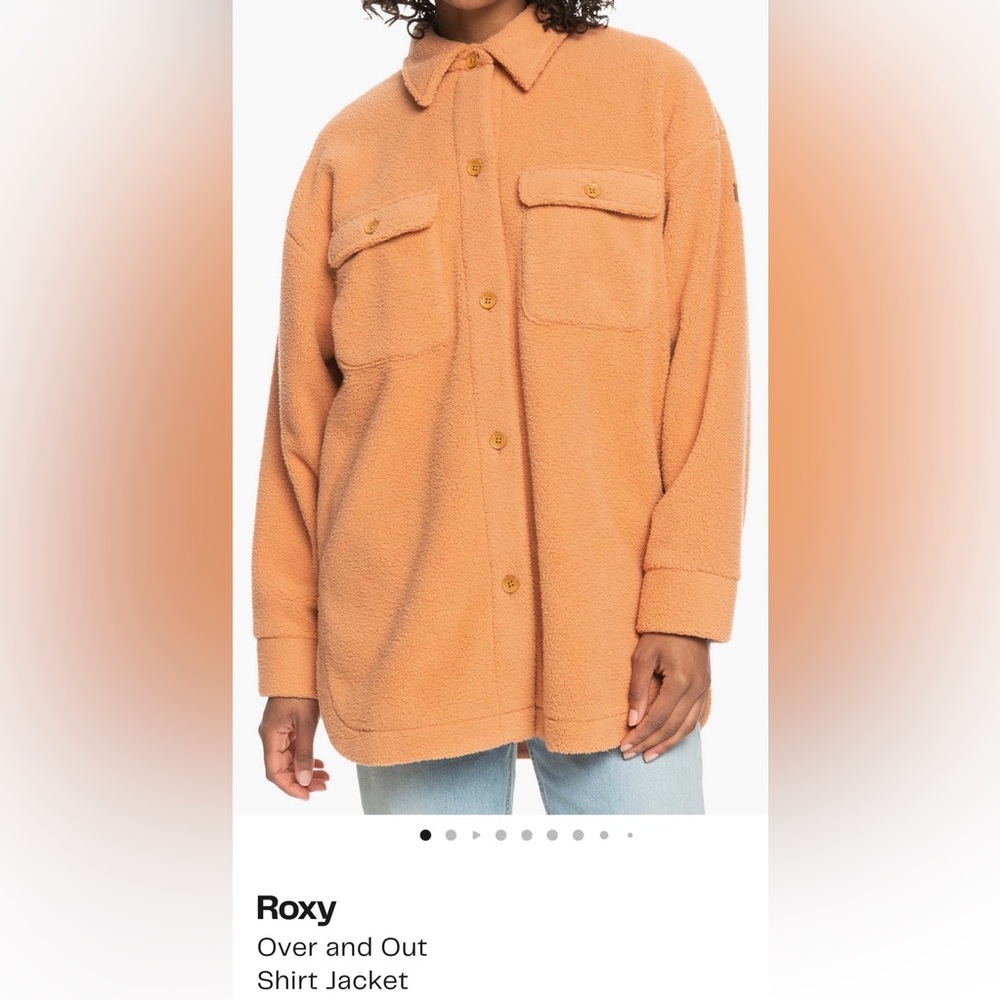 Roxy Over and Out Shirt Jacket in Toasted Nut